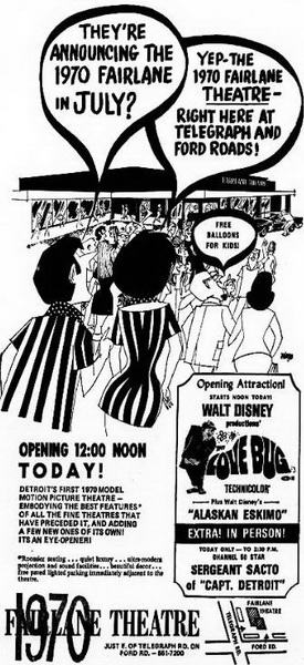 Ford-Tel Theatres - 1969-07-09 Ad